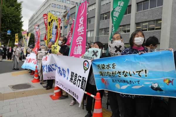 日本全国渔业联合会强烈抗议政府核污水排海决定
