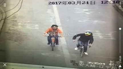 价值3万元的自行车被偷 当事人发微博寻找嫌疑人