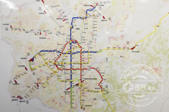 长春地铁线路规划图