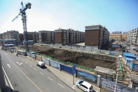 长春首个全自动立体停车场预计11月末竣工
