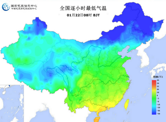 吉林省大降温 多地几乎降到5年来最低气温极值