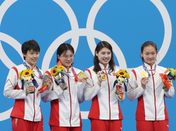 热点｜奥运会女子4×200自由泳接力冠军成员汤慕涵是咱吉林长春人！7年前曾就读省二实验 后赴深圳