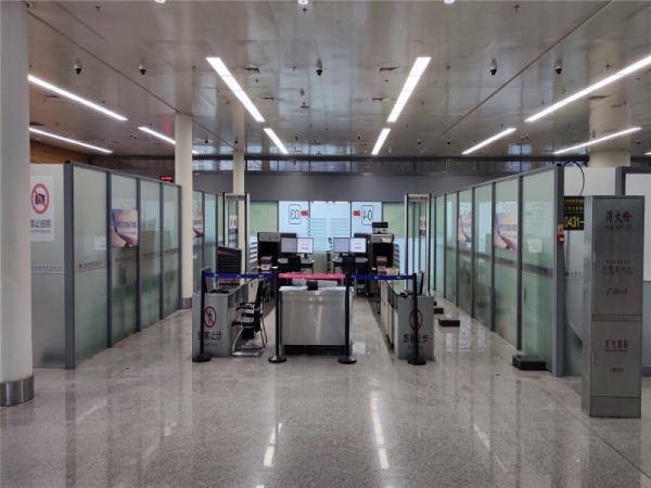 长春机场顺利完成T2航站楼安检通道改造工作