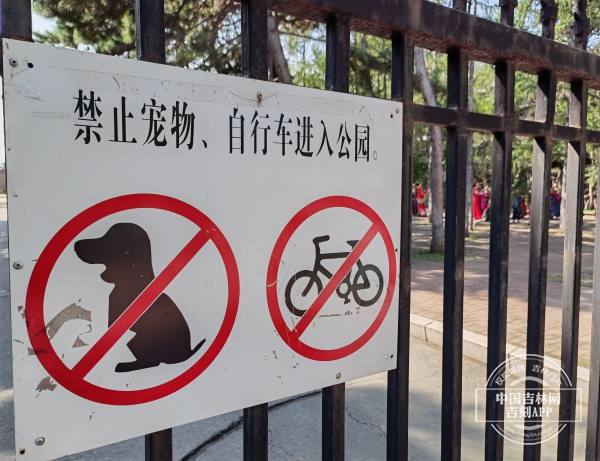 长春南湖公园禁止游客携犬进入 联合治理效果显著