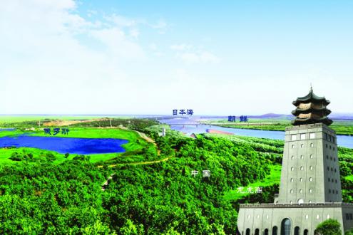 “一眼望三国”景区(延边网信办供图).jpg “一眼望三国”景区(延边网信办供图).jpg