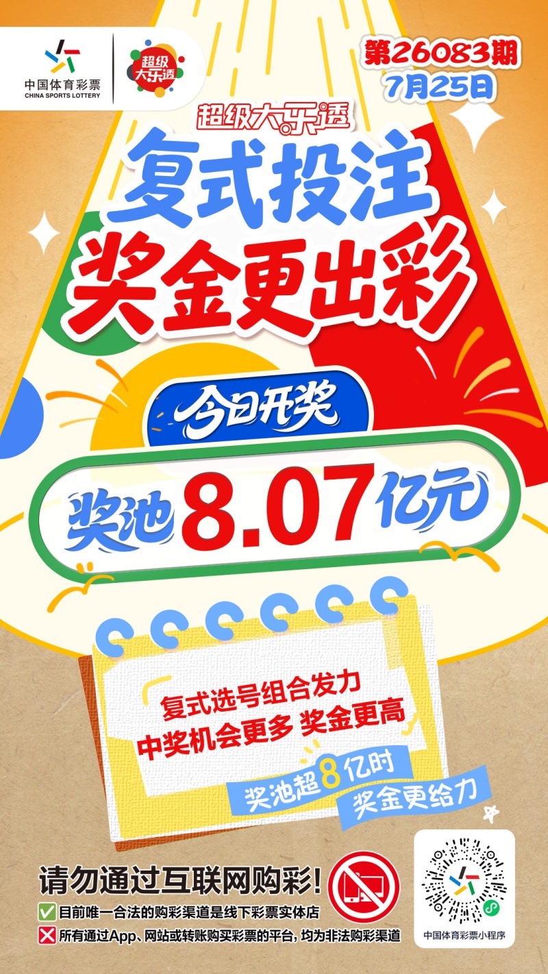 超级大乐透今日开奖，奖池8.07亿元_副本.jpg