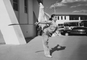 过去练刀的牟家慧 过去练刀的牟家慧