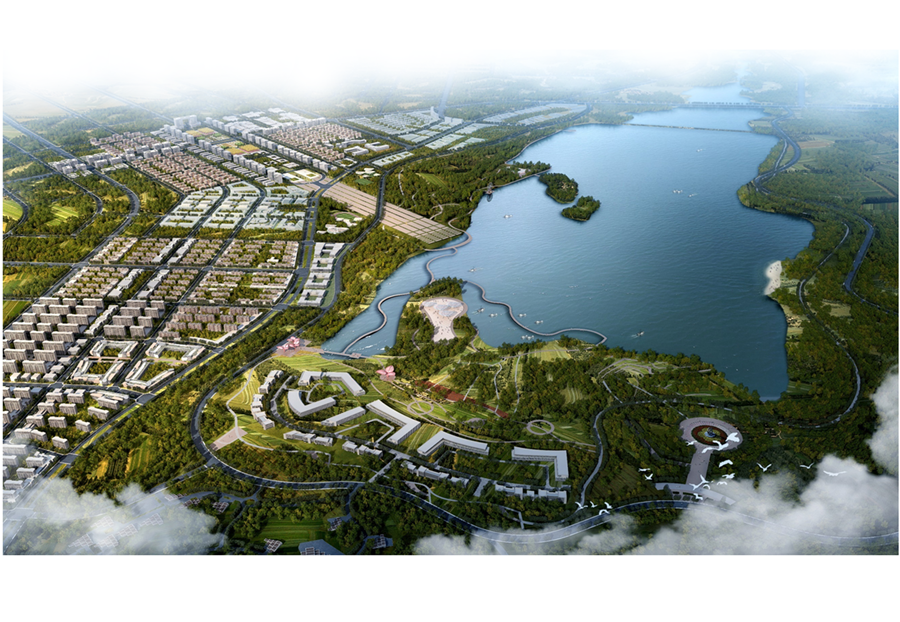 2022年九台卡伦湖建设图片