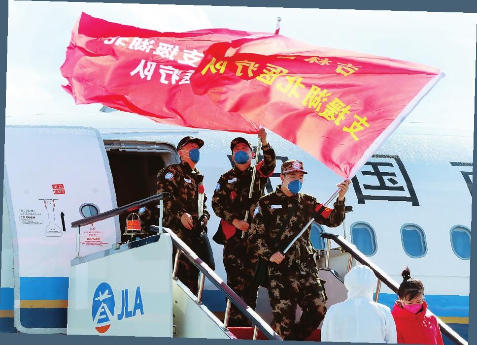 我省支援湖北医疗队首批返吉队员凯旋侧记