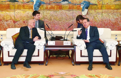 蒋超良会见卜布 蒋超良会见卜布