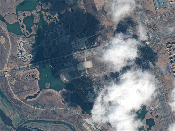 地面40辆奥迪A3玩快闪 “吉林一号”来拍照 地面40辆奥迪A3玩快闪 “吉林一号”来拍照