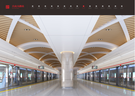 长春地铁1号线最全装修效果图出来了 长春地铁1号线最全装修效果图出来了