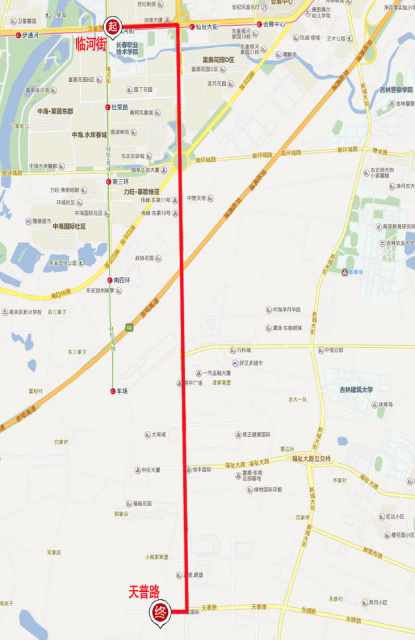 新辟天普路至卫星路(18路)公交线路 新辟天普路至卫星路(18路)公交线路