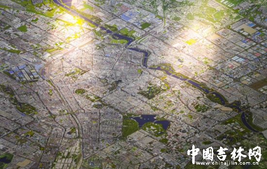 整个长春市的城市测绘