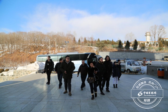 采访团记者来到珲春防川景区