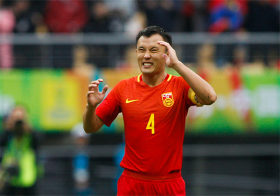 亚泰球员范晓东在中国杯期间作为主力打满三场比赛