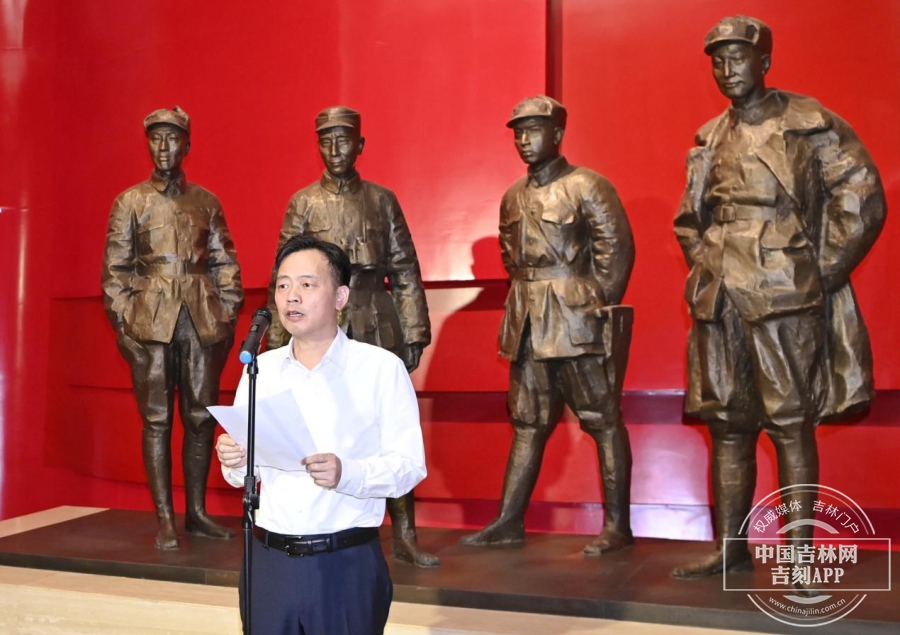 启动仪式现场,四平市委常委,宣传部长赵连军致辞.